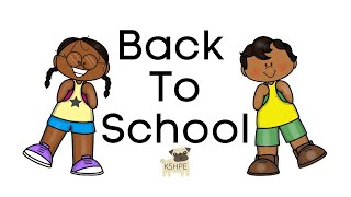 Back To School Sight Word Reader, Emergent Reader Practice, Early Literacy Vocabulary Learn to Read