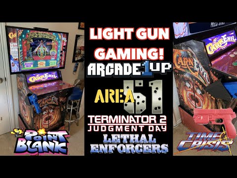 CarnEvil Cabinet Arcade Gameplay! | Modded Arcade1Up from Killer Arcade Games