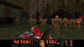 Doom 2 - Sunlust (Map 11: Cave Culture) UV-Max (Map Author: dannebubinga)