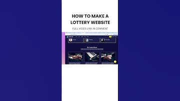 how to create a lottery website , create a lottery website ,  make a lottery website 2025