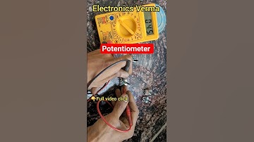 variable resistance control | Potentiometer multimeter | #shorts