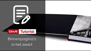 Zwart of witte binnenpagina's