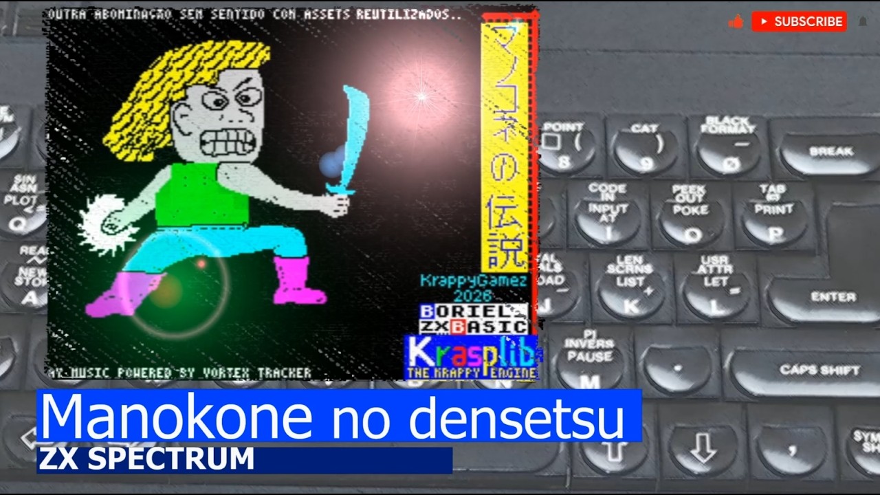 ZX Spectrum -=Manokone no densetsu=- - YouTube