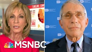 Dr. Fauci: 'No Doubt' Coronavirus Far More Serious Than Seasonal Flu | Andrea Mitchell | MSNBC