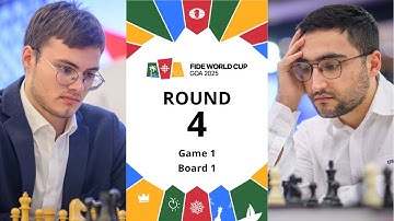 🇩🇪 Frederik Svane – Shant Sargsyan 🇦🇲 | FIDE World Cup 2025 | Round 4 | Game 1 | Board 1