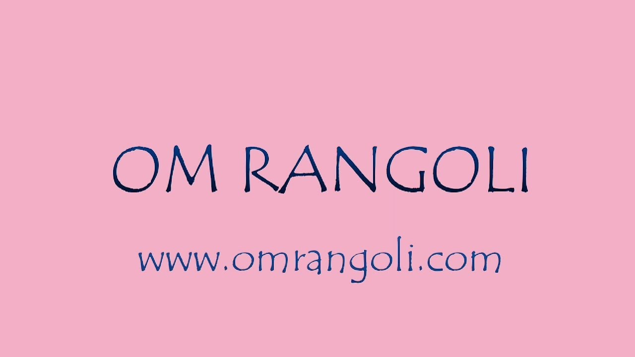 OM Rangoli | Rangoli Colour | white Rangoli