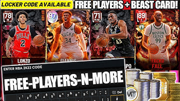 HURRY AND USE THIS NEW HIDDEN LOCKER CODE! FREE BEAST PLAYER & NEW LOCKER CODES! FREE MT! NBA 2K22