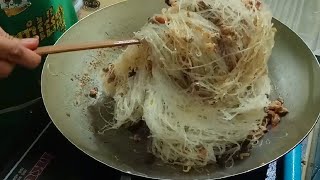 Yummy. Stir Fried Glass Noodle Recipe (របៀបឆាមីសួរអោយឆ្ងាញ់បំផុត)