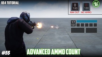 UE4: TUTORIAL #53 | Advanced Ammo count (Division style HUD)