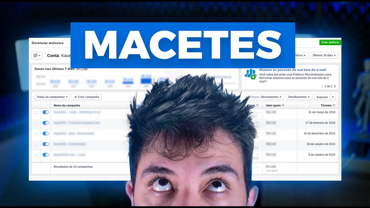 Macetes para o Gerenciador de Anúncios do Facebook - [PARTE02]