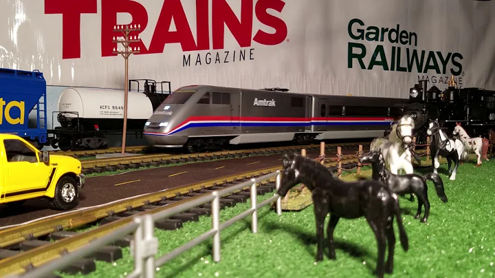 LGB Amtrak With New L.E.D. Lights From TrainLi/Part 1