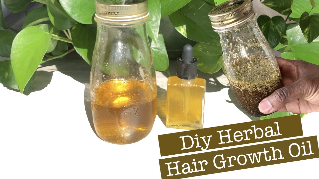 Diy hair Growth Oil For Fast Hair Growth, Longer, Thicker Natural Hair -  YouTube