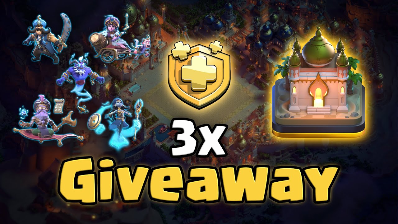 GIVEAWAY 3x GOLDPASS sau SKIN sau SCENERY | Clash of Clans România