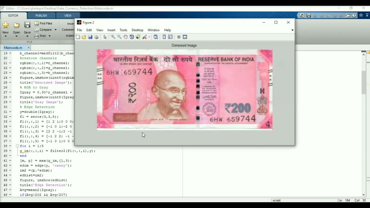 Fake currency detection using Machine Learning YouTube