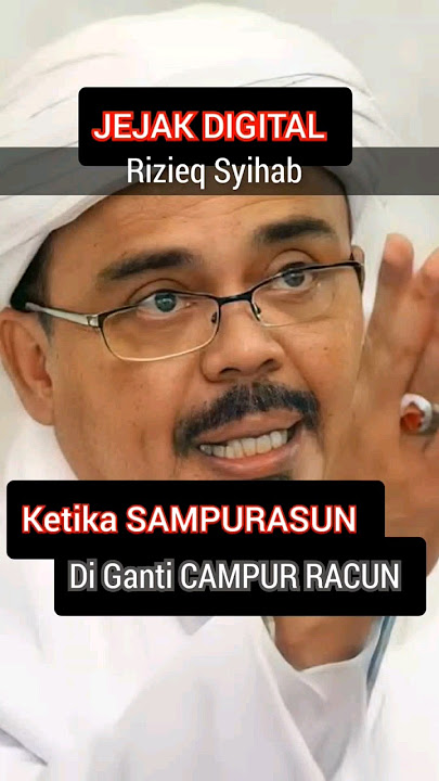 Ketika SAMPURASUN diganti Campur Racun #dedimulyaditerbaru #rizieqshihab #jawabarat