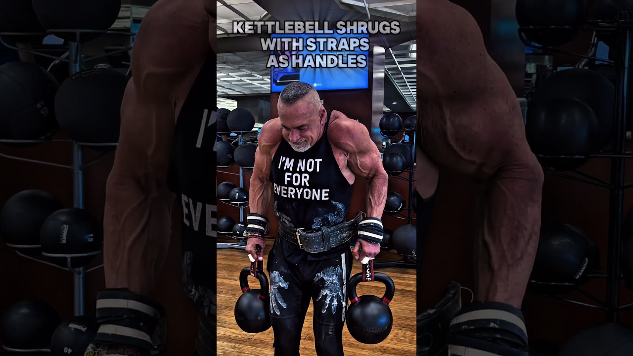 KETTLEBELL SHRUGS #workout #motivation #muscle #workouttips #exercise