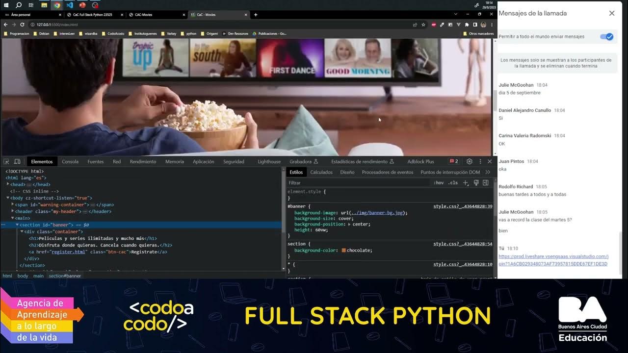 Full Stack con Python - Clase 7 - Codo a Codo - YouTube