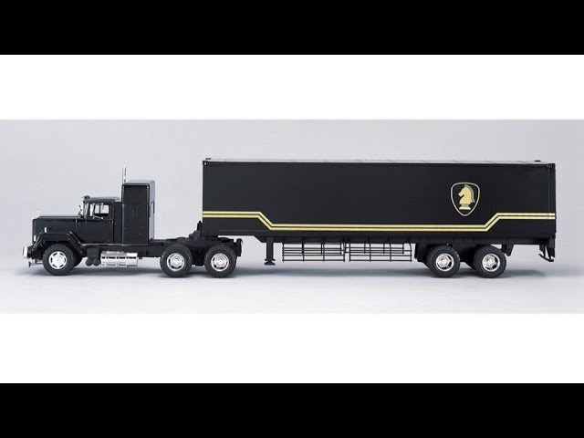 Knight Rider Knight Trailer Truck 1:28 Scale Model Kit - YouTube