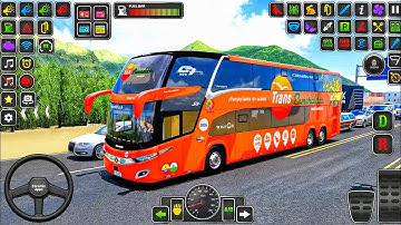 Offroad Bus Driving 2025 Real Uphill Bus Simulator Game Bus Game Android Gameplay