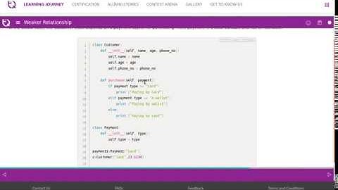InfyTQ OOP Day3 Video 4 Dependency