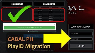 LIVE ACTION MIGRATION | PLAYPARK PLAY TO PLAYID | STEP BY STEP | NO CUTS | CABAL ORION DRACO