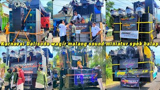 Sound System Karnaval Dalisodo Wagir Malang Raja Karnaval Bawa Spek Miniatur