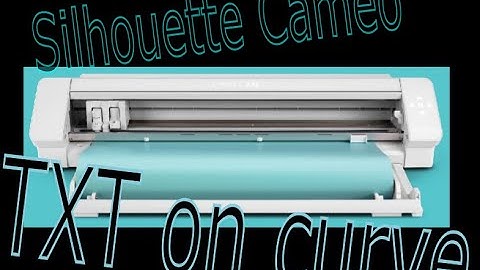 Silhouette Studio - Placing text on a circular path and curve lines