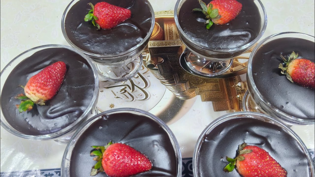 حلا الكاسات بمكونات سهلةو بسيطة   ولا أطيب 🍧