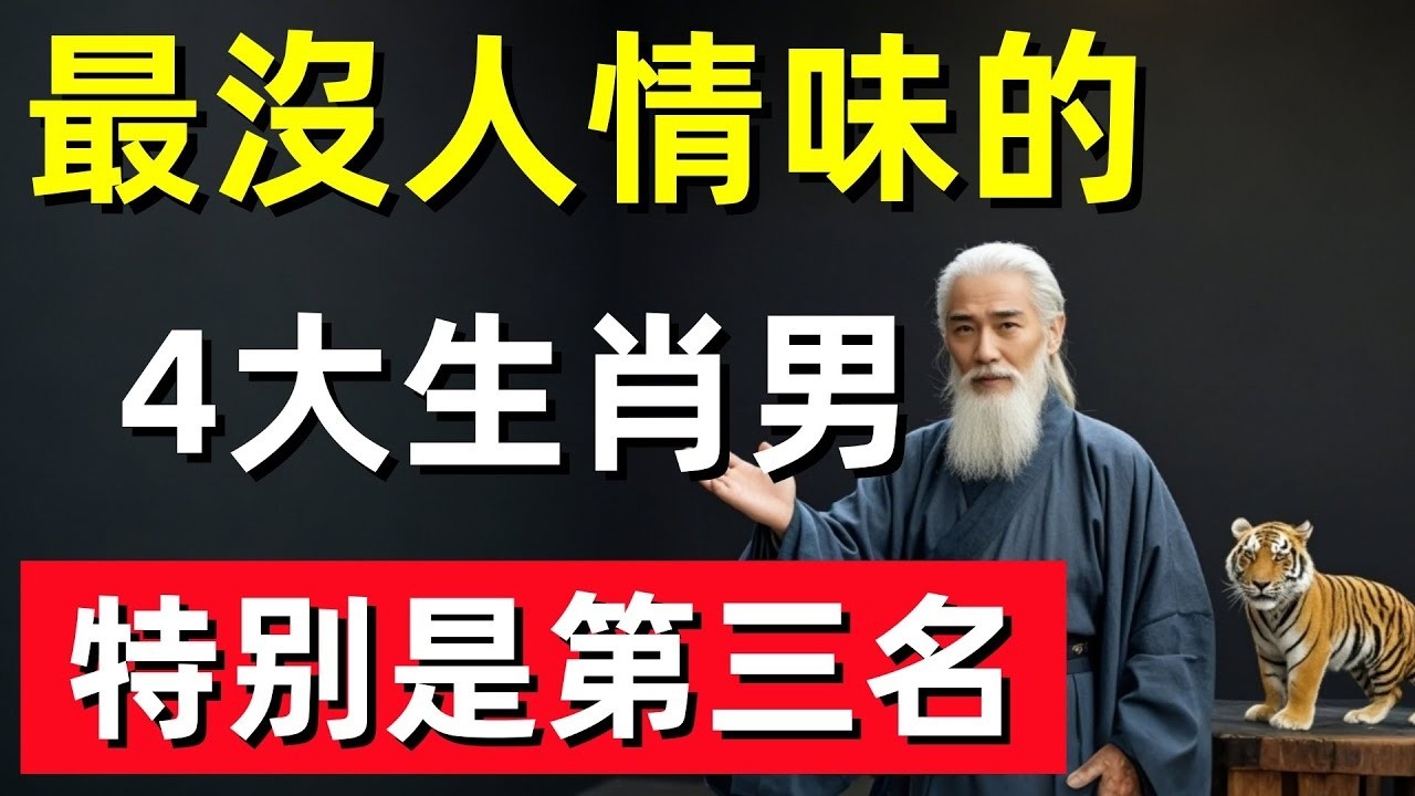 沒人情味的4大生肖男，特別是第三名，自私小氣，對他越好越不珍惜！#修行思維 #修行 #福報 #禪 #道德經 #覺醒 #開悟 #禅修