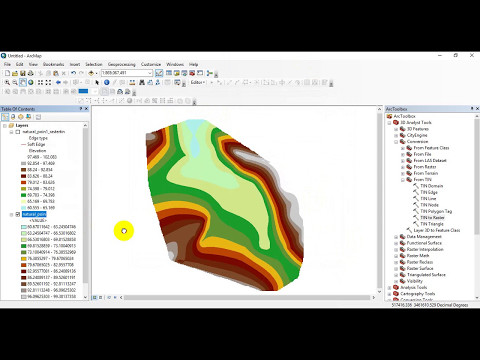Arc Toolbox 7 -  Convert TIN To Raster