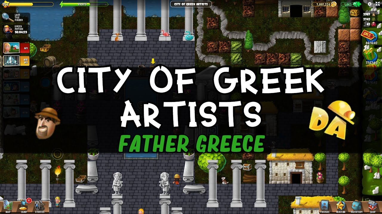 City of Greek Artists | Father Greece #12 (PC) | Diggy's Adventure