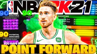 How To Make a Point Forward NBA 2K21 Shades of Gordon Hayward & Best Badges To Use Next Gen