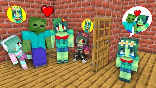 Monster School : Girl Zombie and Bad Stepmother Zombie - Sad Story - Minecraft Animation