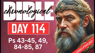 Day 114 Psalm 43-45, 49, 84-85, 87 | One Year Chronological Audio Bible Podcast