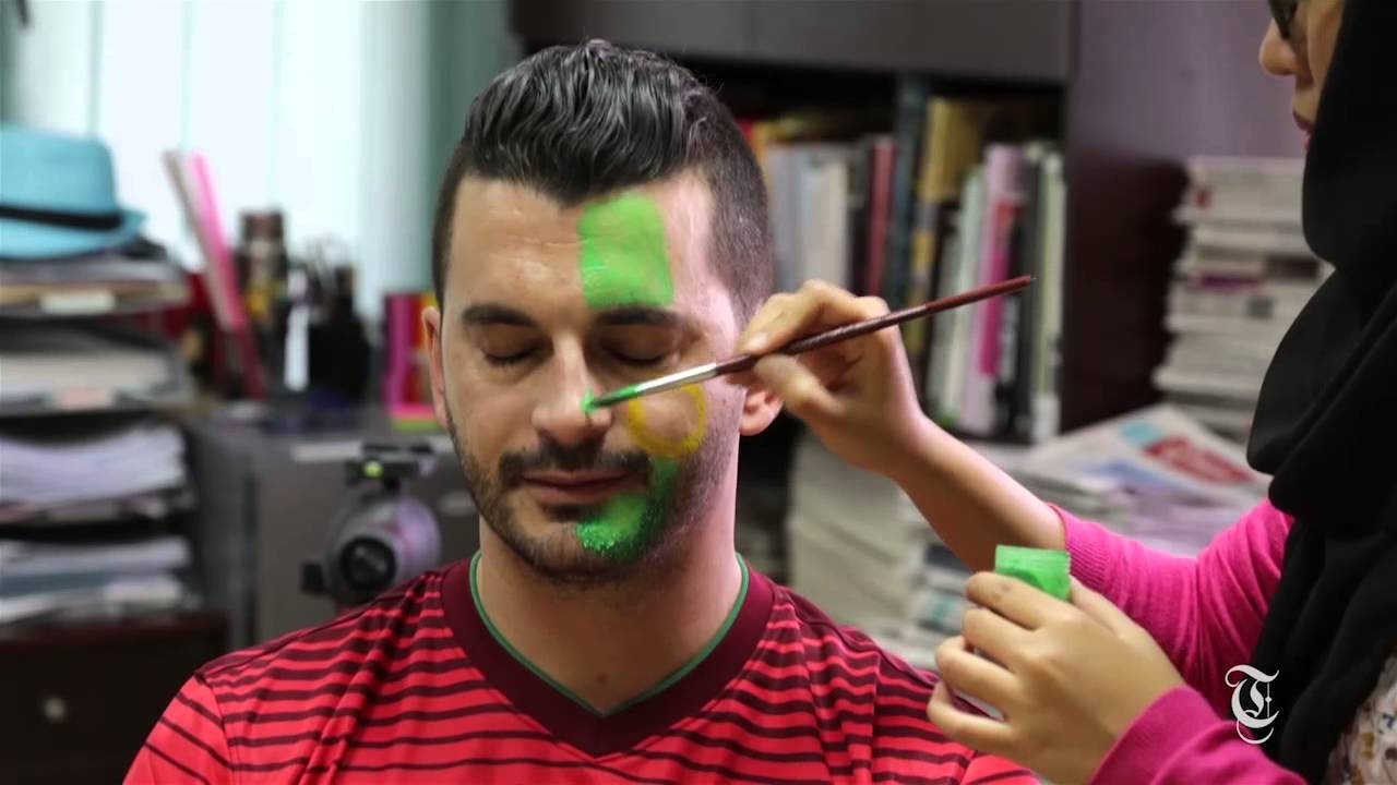 2014 FIFA World Cup supplement - Face painting behind the scene - Germany vs Portugal