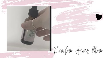 My First ASMR VIDEO✨| random items I use daily tapping/scratching/liquid sounds