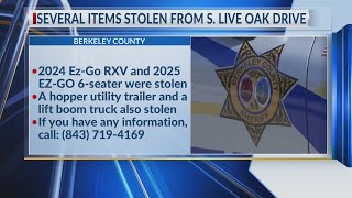 Celebrity Berkeley County deputies looking for items stolen from S Live Oak Drive Profile