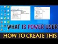 WHAT IS POWER USER ! HOW TO CREATE IT? what is power user ! how to create it?