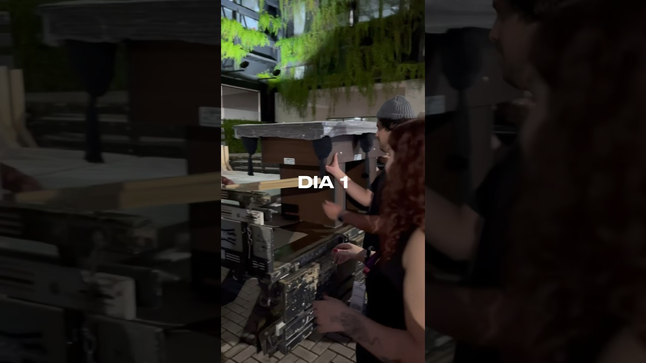Veja um resuminho do nosso primeiro dia montando e ensaiando o programa! 🎥