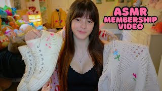 ASMR | Showing My Outfits For The Weekend! (Membership Video)