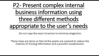 Famous Btec Level 3 Busienss Unit 4 Business Communication P2 Profile