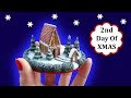 Polymer Clay Winter Gingerbread Church Scene || Maive Ferrando