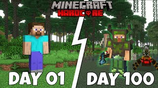 I Survived 100 Days In  A Mysterious Forest | Minecraft Hardcore (Hindi)
