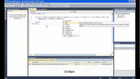Trabajando un reloj en visual basic.wmv