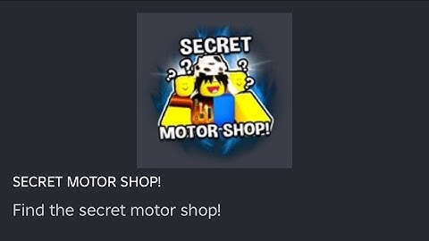 How to get the SECRET MOTOR SHOP in 2 player cart ride tycoon!