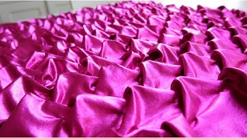 HOW TO DO A DRAGON SCALES SMOCKING PATTERN | Fabric Manipulation | Didsbury Art Studio