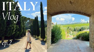 🇮🇹ep.2 Italy Travel Vlog | Tuscany: Most beautiful towns to visit | Beautiful Resorts & Winery Tour