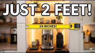 I Fit a Luxury Café in a 2ft Gap (Small Kitchen Hack)