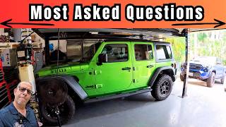 Most Frequently Asked Questions About the Jeep Wrangler