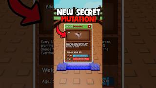New Secret Mutation In Grow A Garden